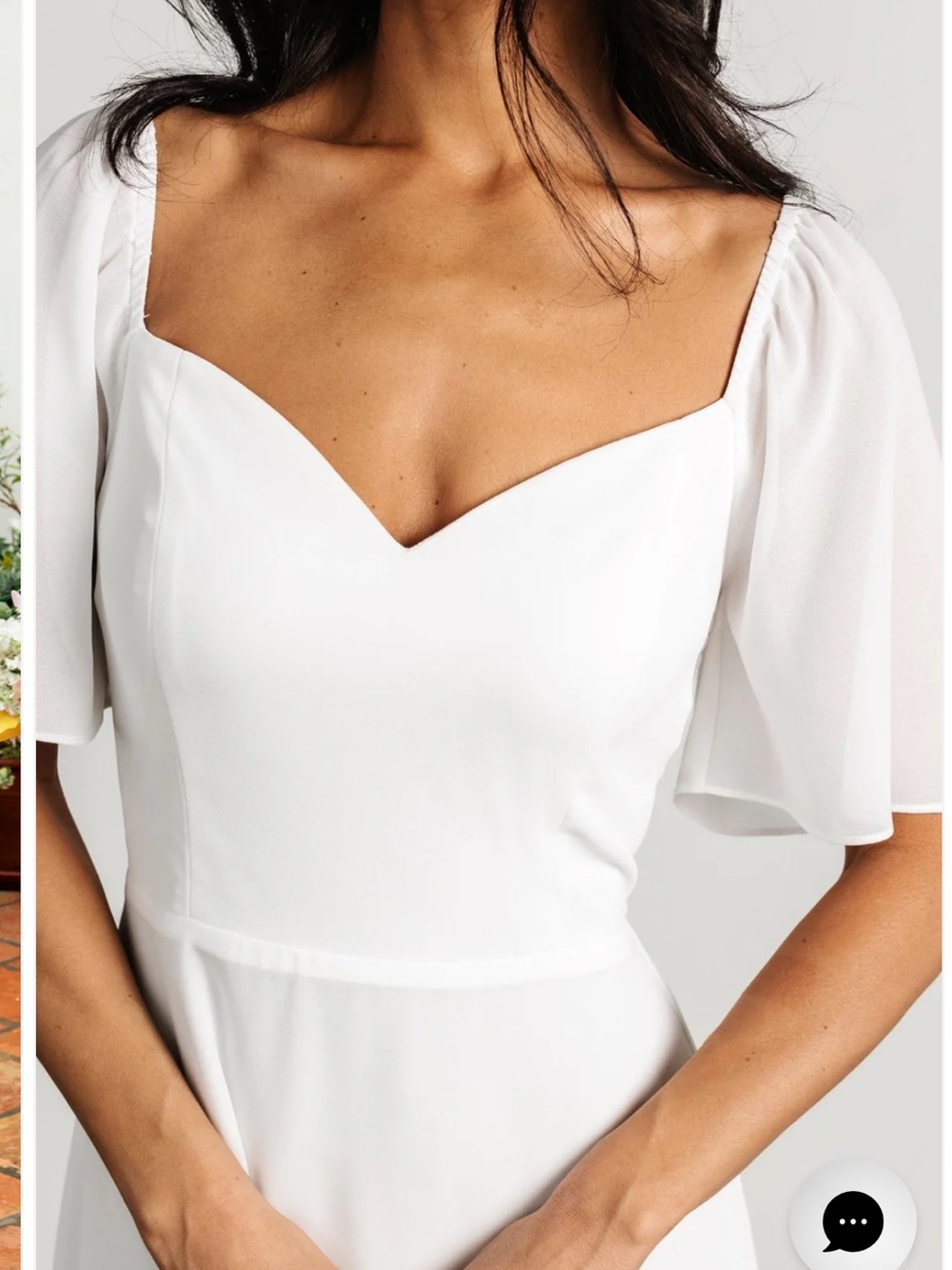 Baltic Børn Colette sweetheart midi dress white XL NWT bridal graduation wedding - Picture 4 of 12